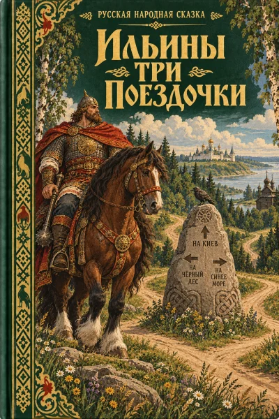 Обложка книги «Былина — «Ильины три поездочки»»