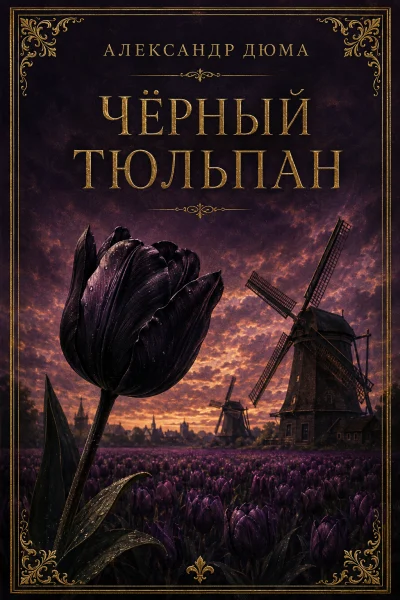 Обложка книги «Черный тюльпан»