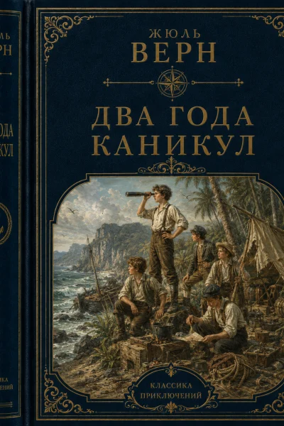 Обложка книги «Два года каникул»
