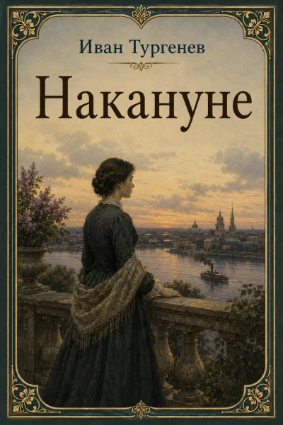 Обложка книги «Накануне»
