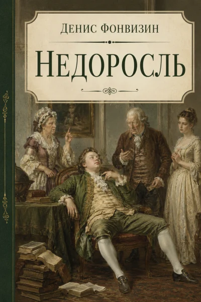 Обложка книги «Недоросль»