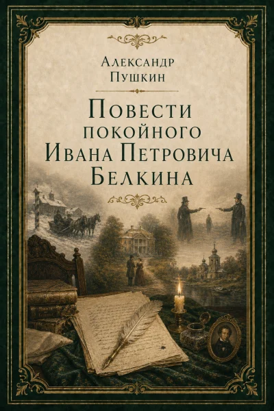 Обложка книги «Повести покойного Ивана Петровича Белкина»