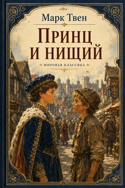 Обложка книги «Принц и нищий»