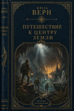 Обложка книги «Путешествие к центру Земли»
