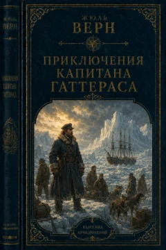 Обложка книги «Путешествия и приключения капитана Гаттераса»