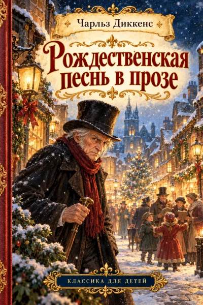 Обложка книги «Рождественская песнь в прозе»