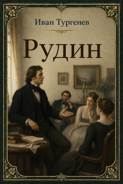 Обложка книги «Рудин»
