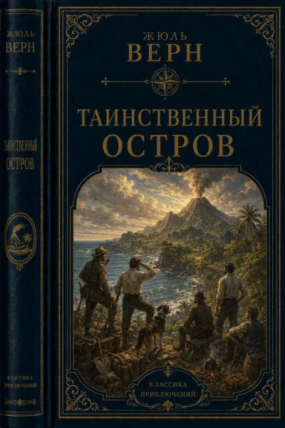 Обложка книги «Таинственный остров»